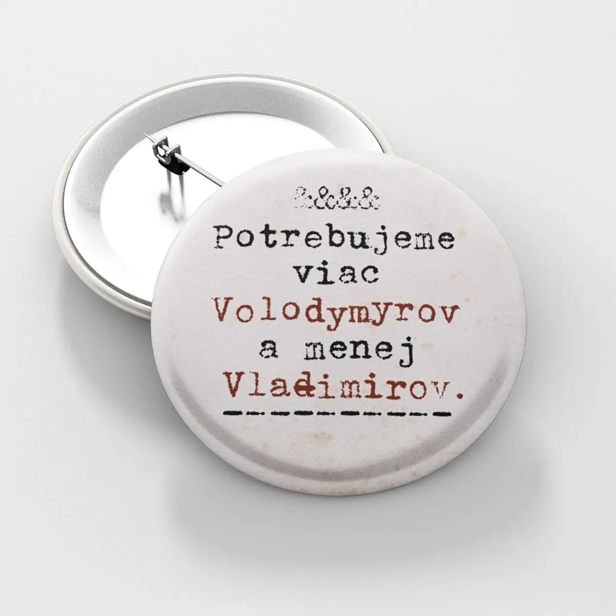 Odznak Viac Volodymyrov, menej Vladimirov