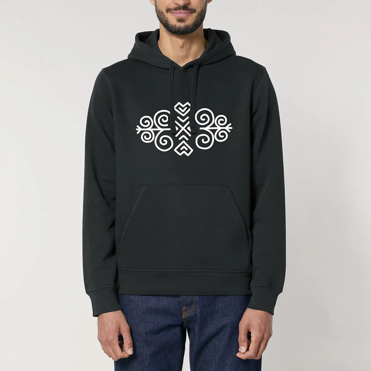 Unisex mikina s kapucňou Čičmanské frangmenty I.