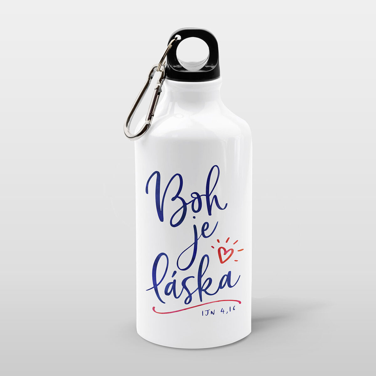 Športová fľaška Boh je láska