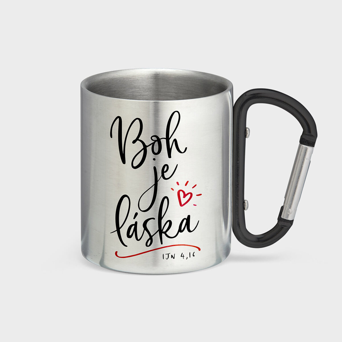 Turistický hrnček Boh je láska