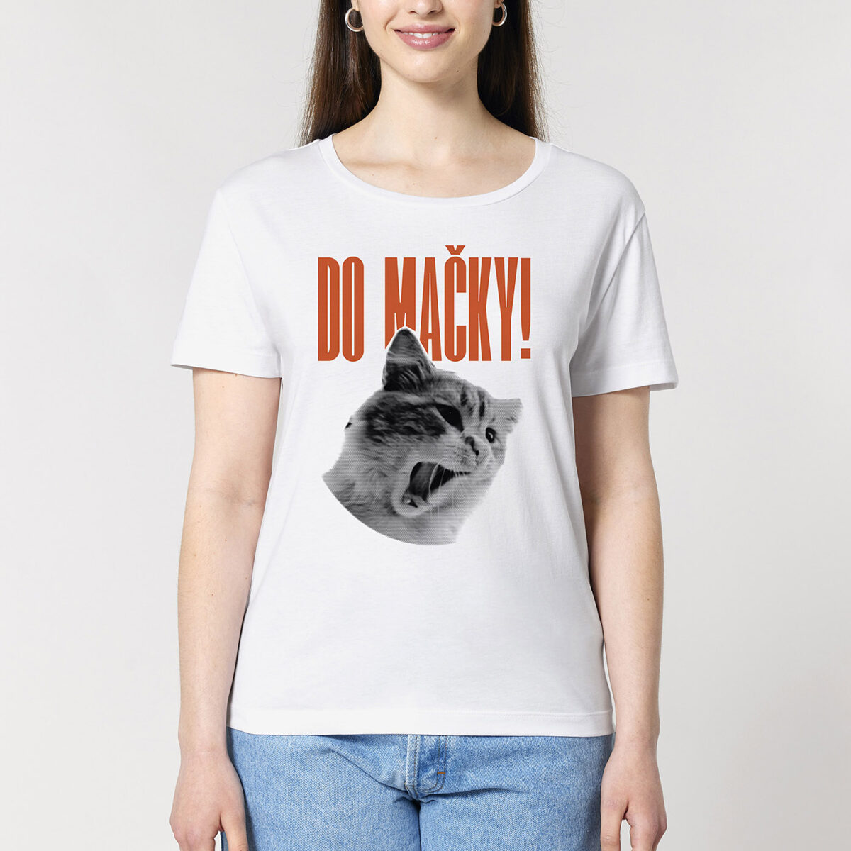 Dámske tričko Do mačky! - Image 2