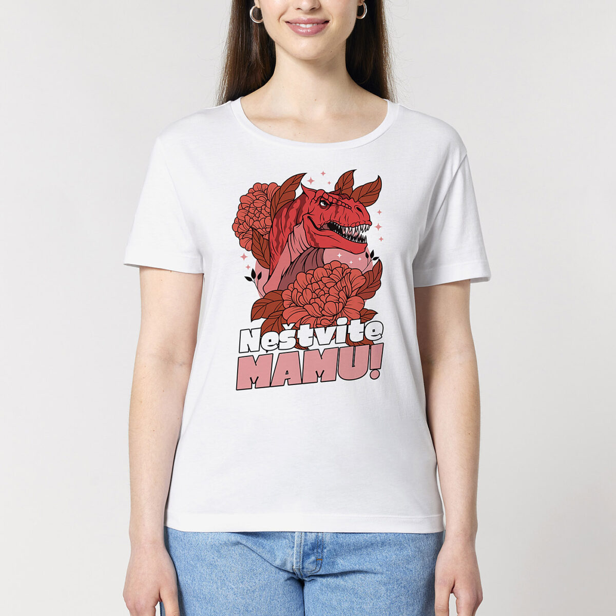 Dámske tričko Neštvite mamu! - Image 2