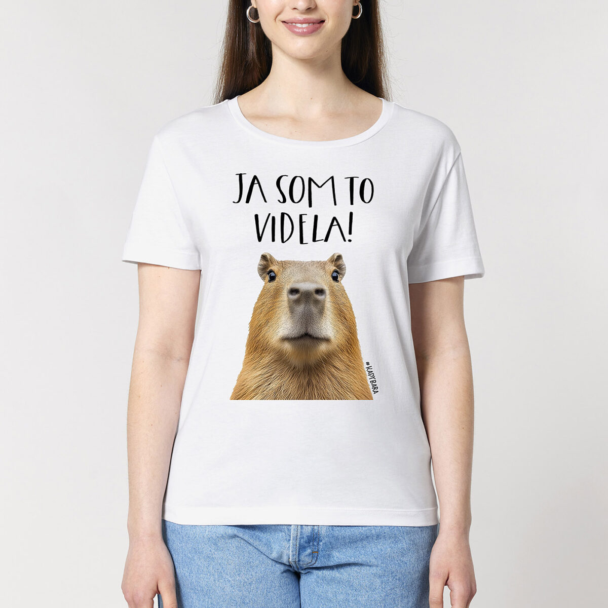 Dámske tričko Ja som to videla! #kapybara