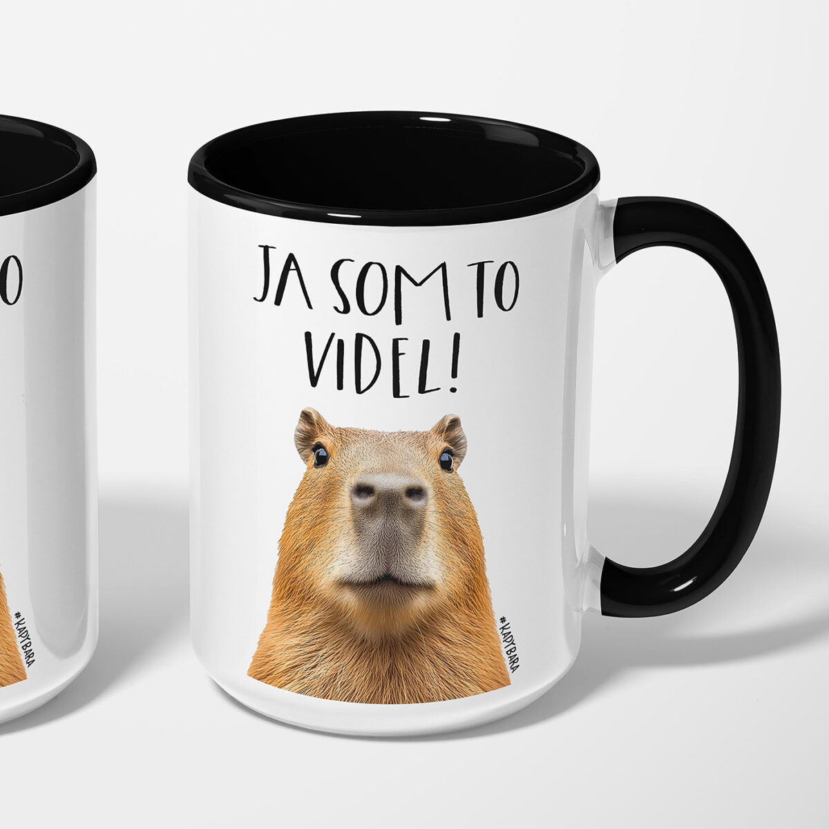 Hrnček veľký dizajnový Ja som to videl/a! #kapybara - Image 3