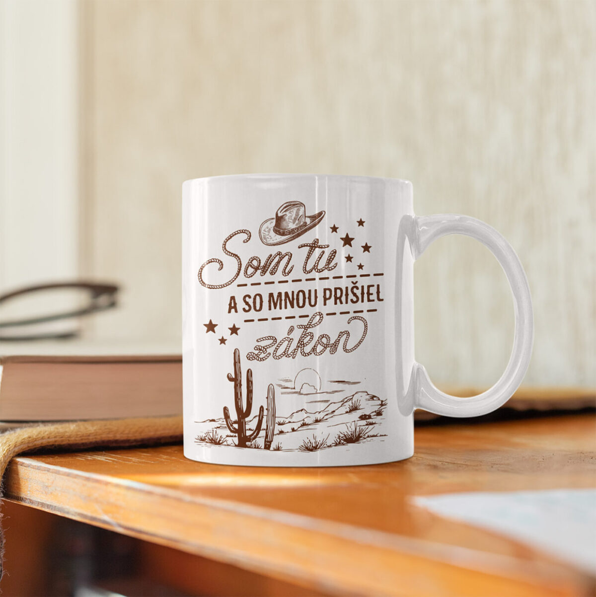 Hrnček Som tu a so mnou prišiel zákon!