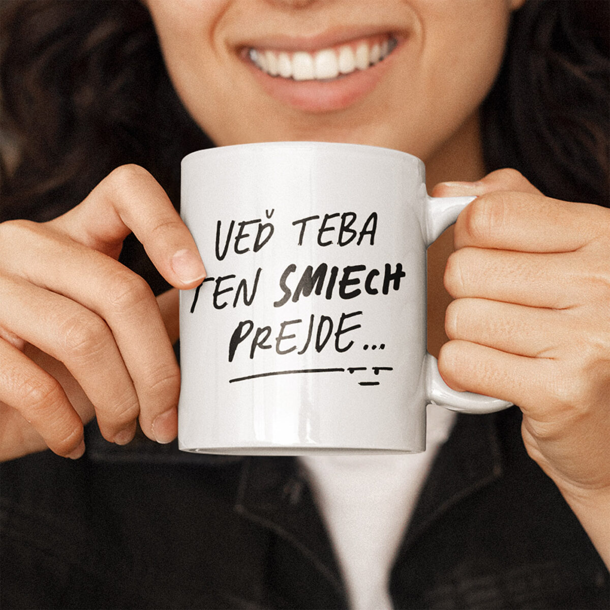 Hrnček Veď teba ten smiech prejde
