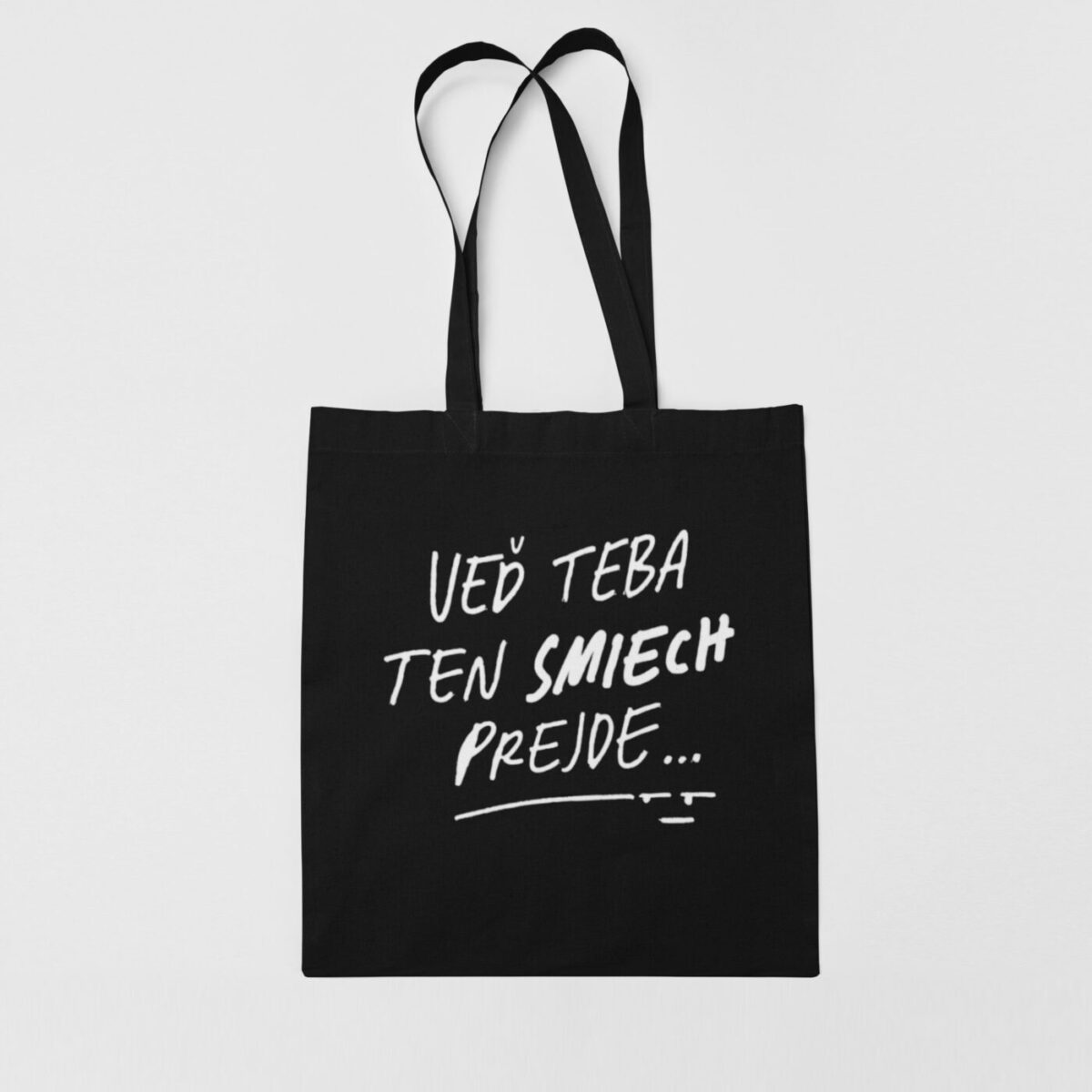Plátenná taška Veď teba ten smiech prejde - Image 4