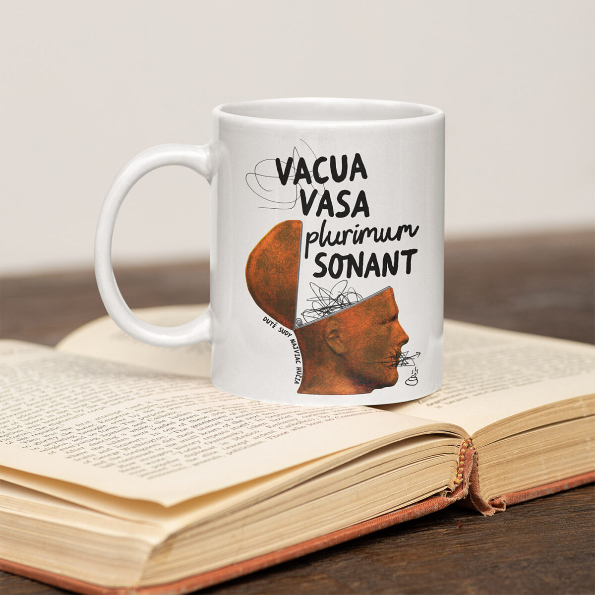 Hrnček Vacua vasa plurimum sonant