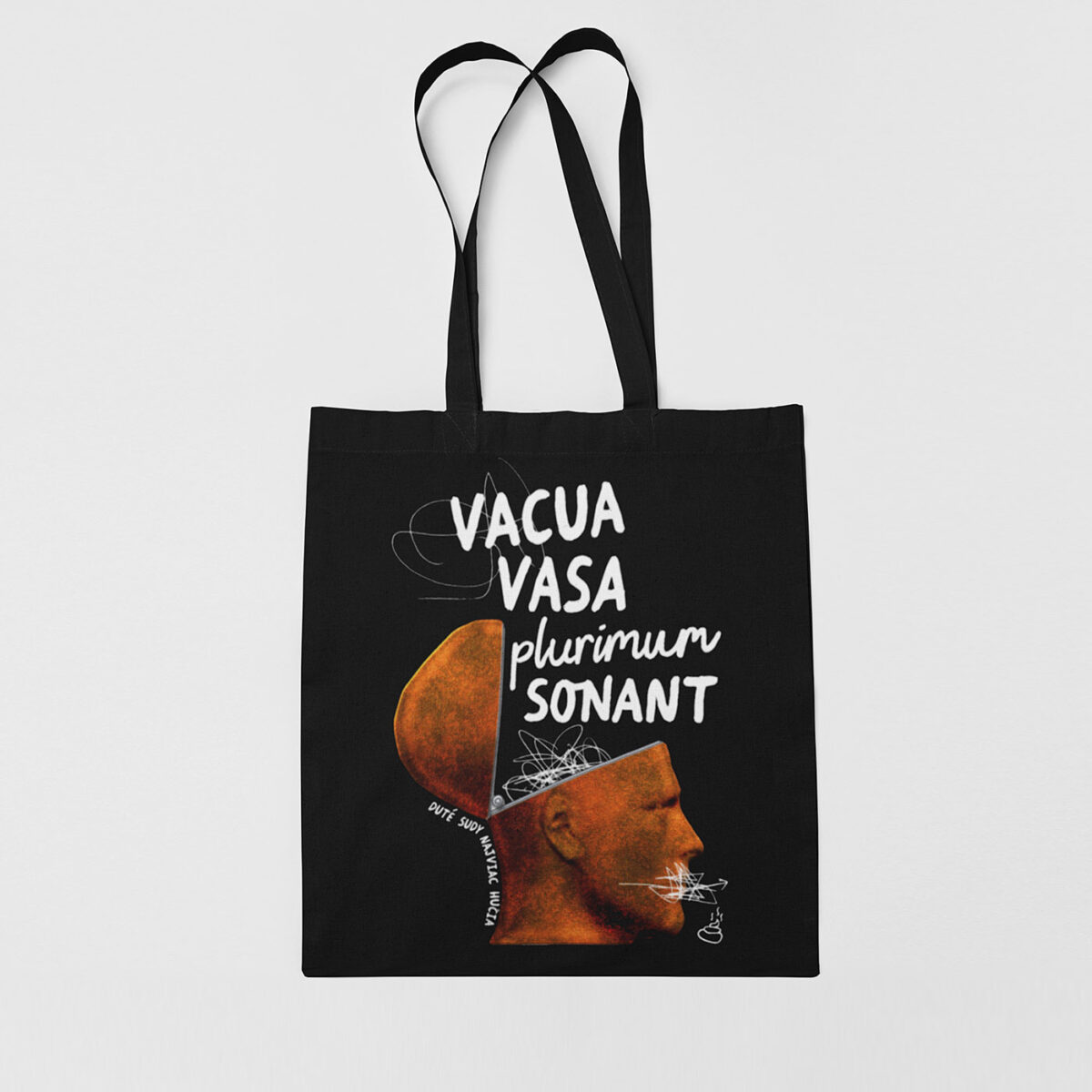 Plátenná taška Vacua vasa plurimum sonant