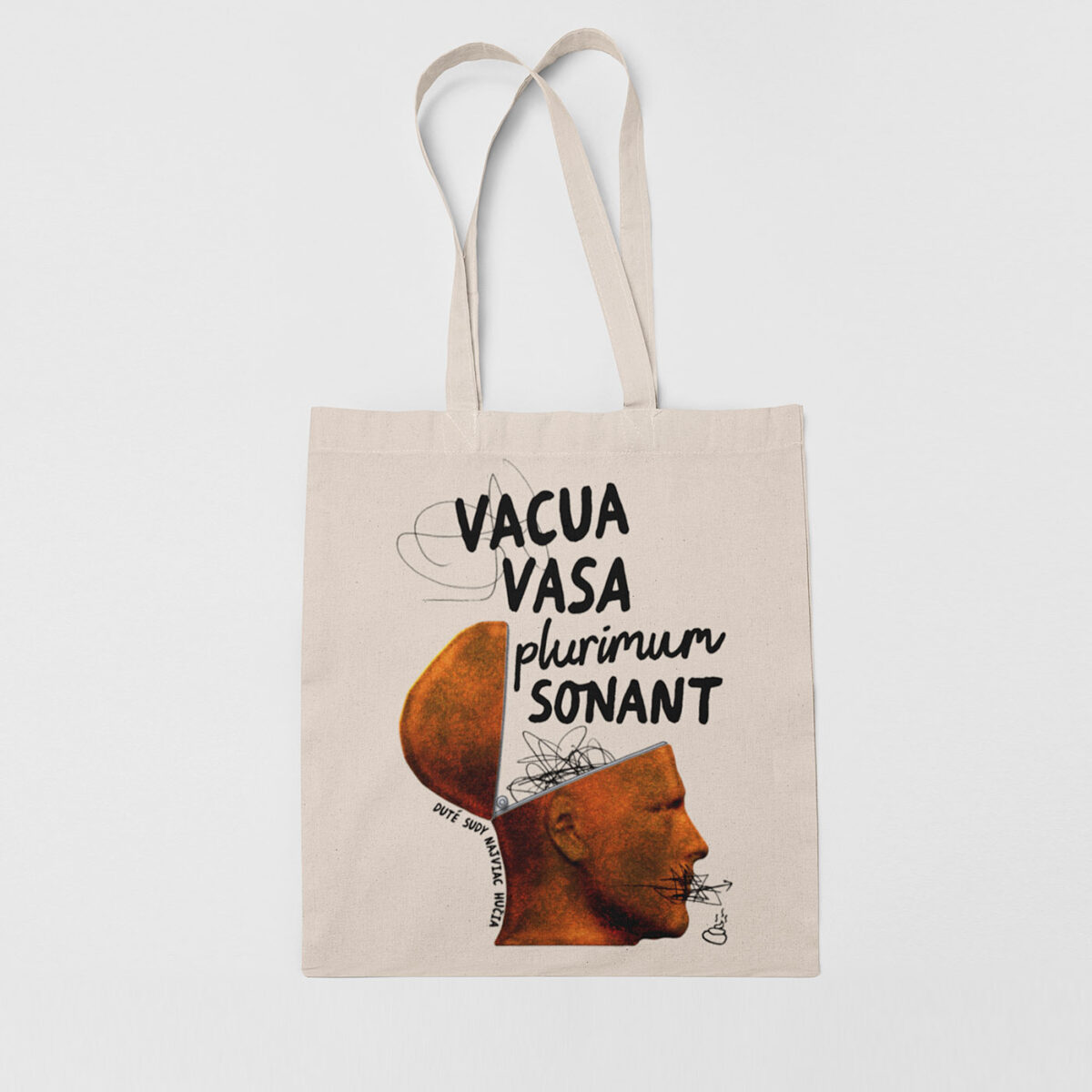 Plátenná taška Vacua vasa plurimum sonant - Image 3