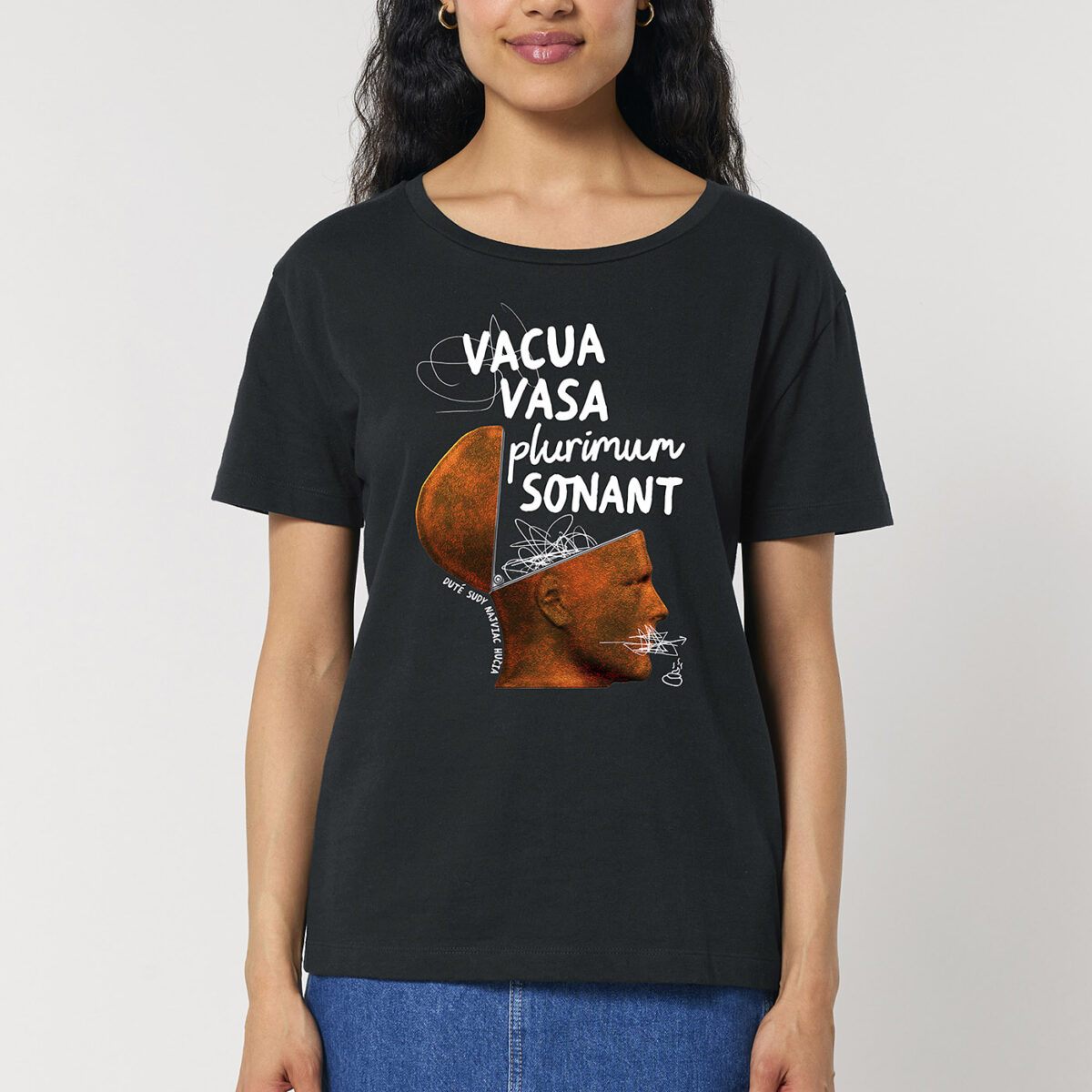 Dámske tričko Vacua vasa plurimum sonant - Image 3