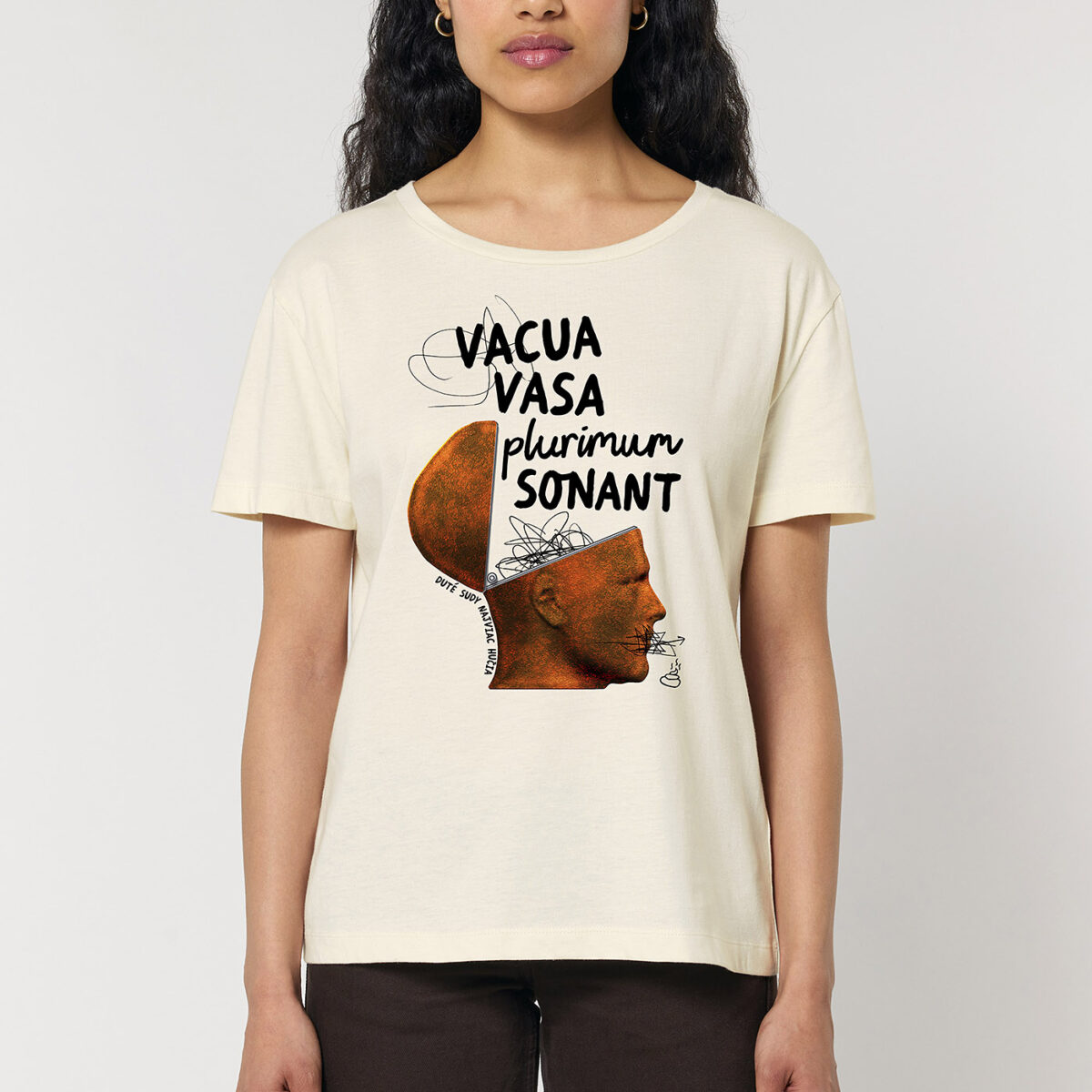 Dámske tričko Vacua vasa plurimum sonant