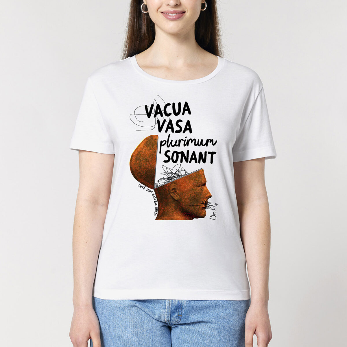 Dámske tričko Vacua vasa plurimum sonant - Image 2