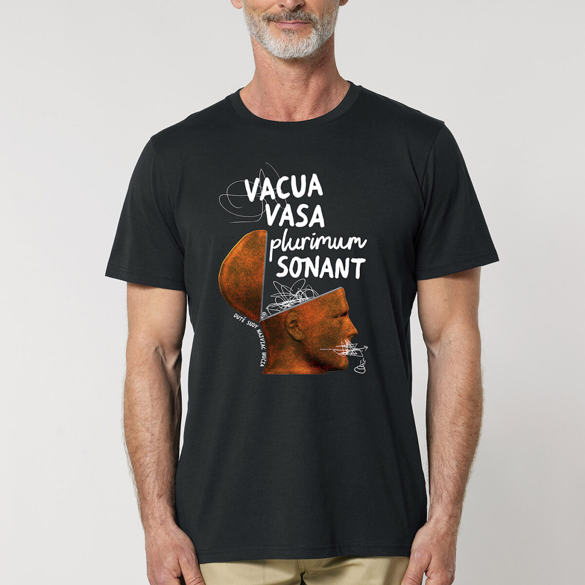 Pánske tričko Vacua vasa plurimum sonant - Image 2