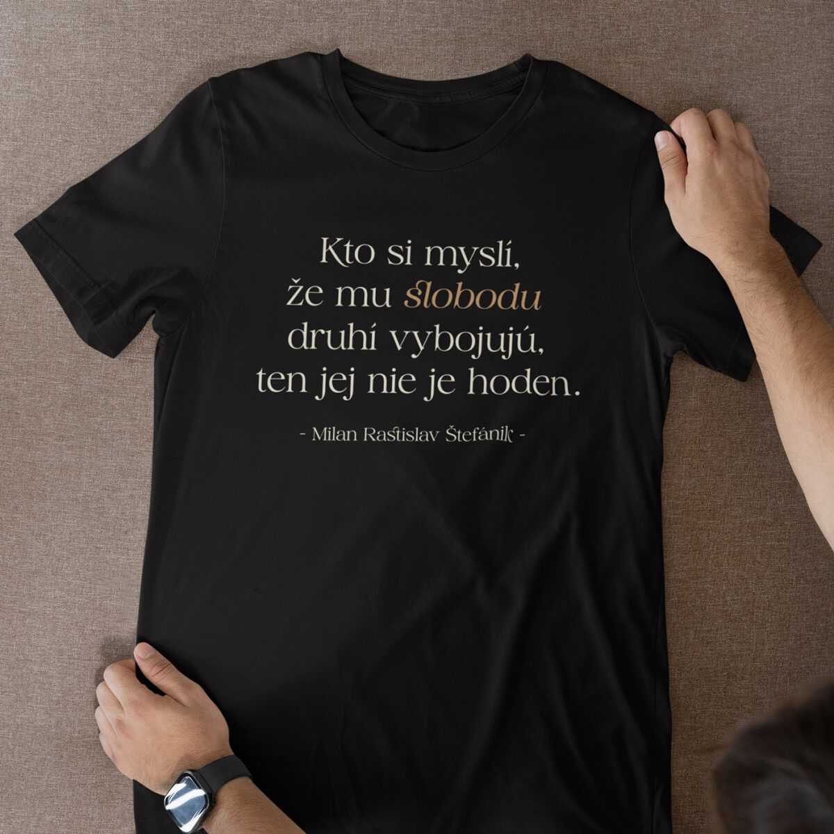 Pánske tričko Štefánik o slobode - Image 2