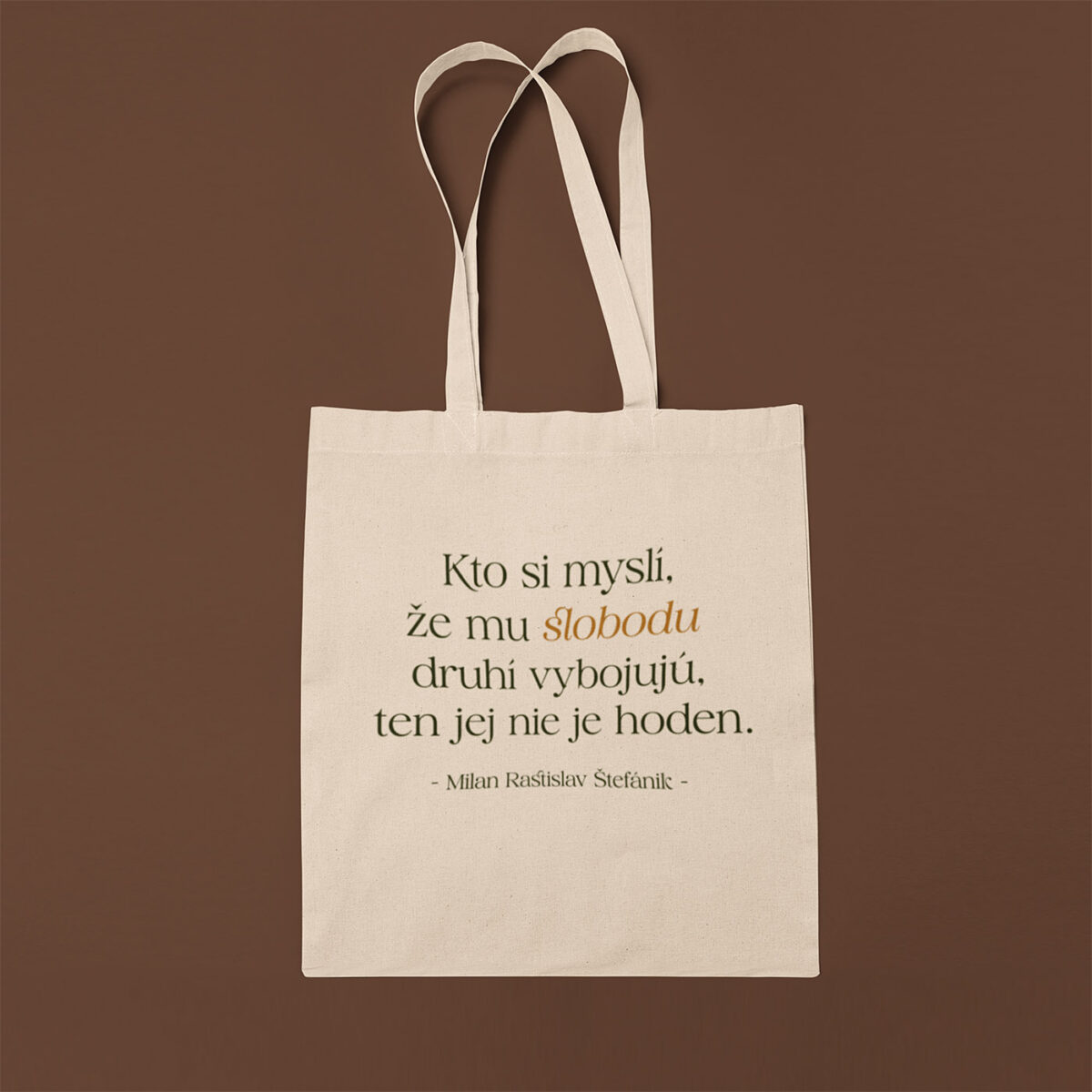 Plátenná taška Štefánik o slobode