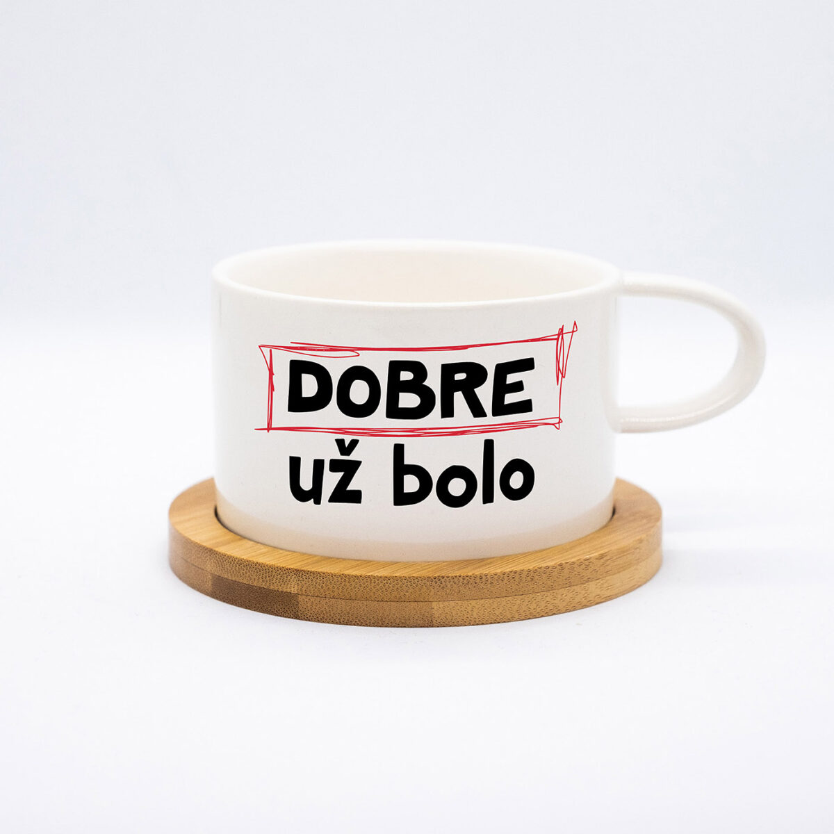 Hrnček makrónka Dobre už bolo