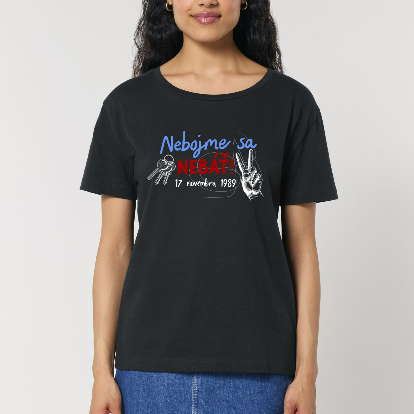 Dámske tričko Nebojme sa nebáť! - Image 2