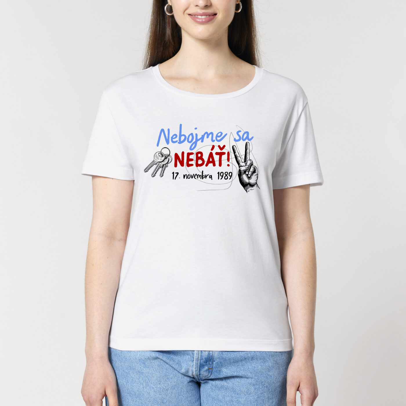 Dámske tričko Nebojme sa nebáť!