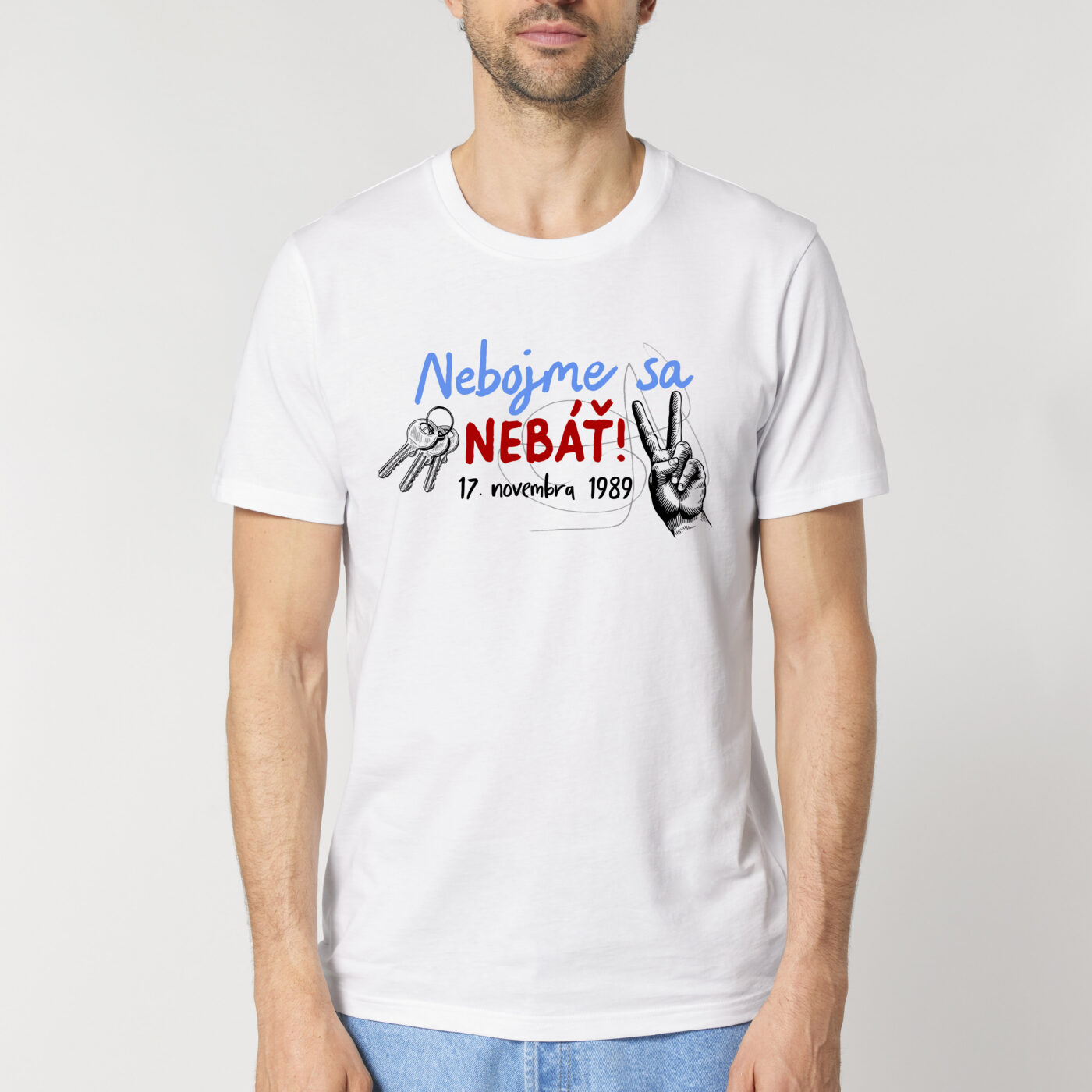 Pánske tričko Nebojme sa nebáť! - Image 3