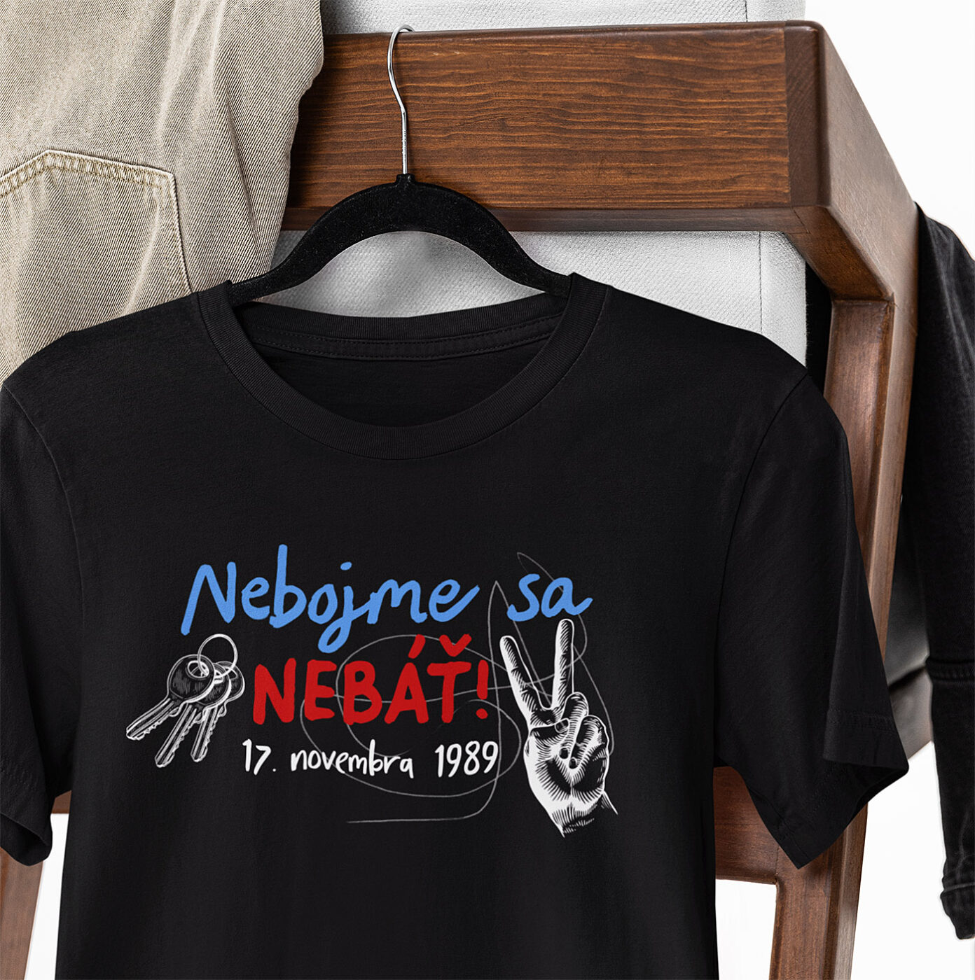 Pánske tričko Nebojme sa nebáť!