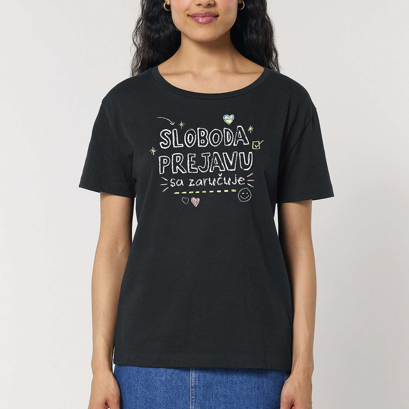 Dámske tričko Sloboda slova - Image 2