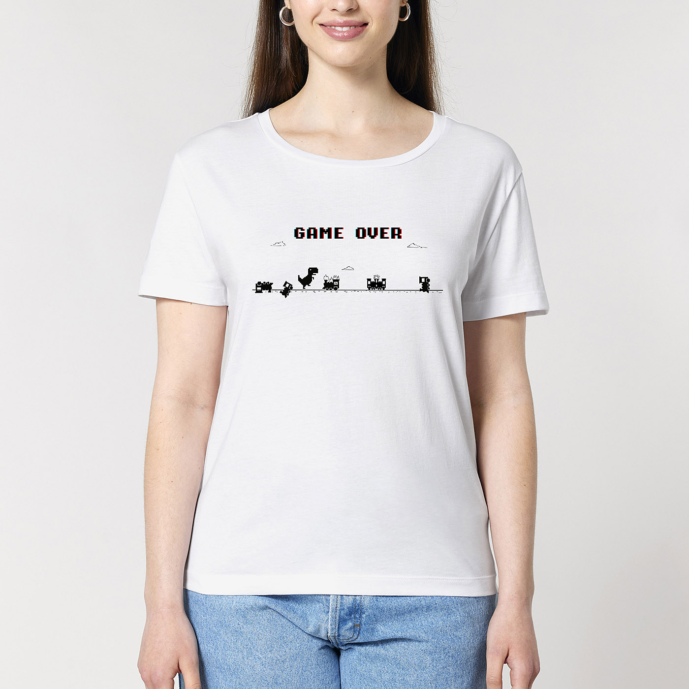 Dámske tričko Game over
