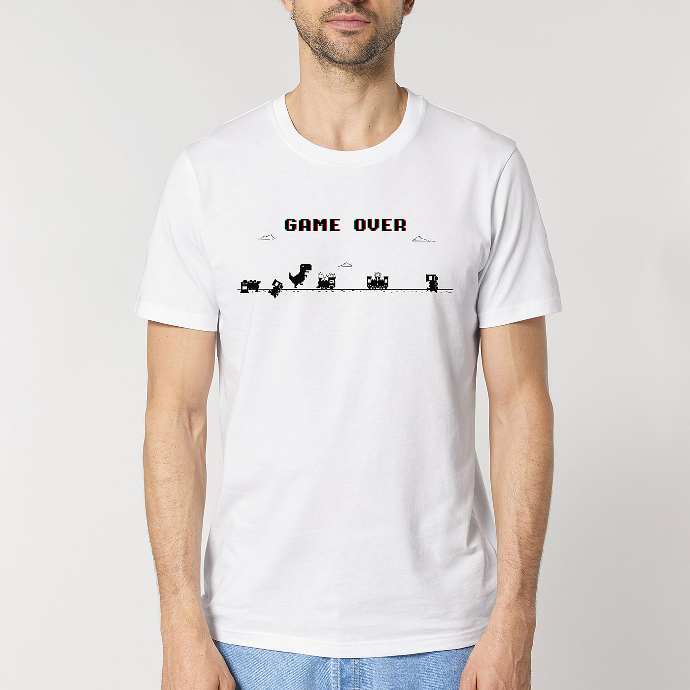 Pánske tričko Game Over - Image 2