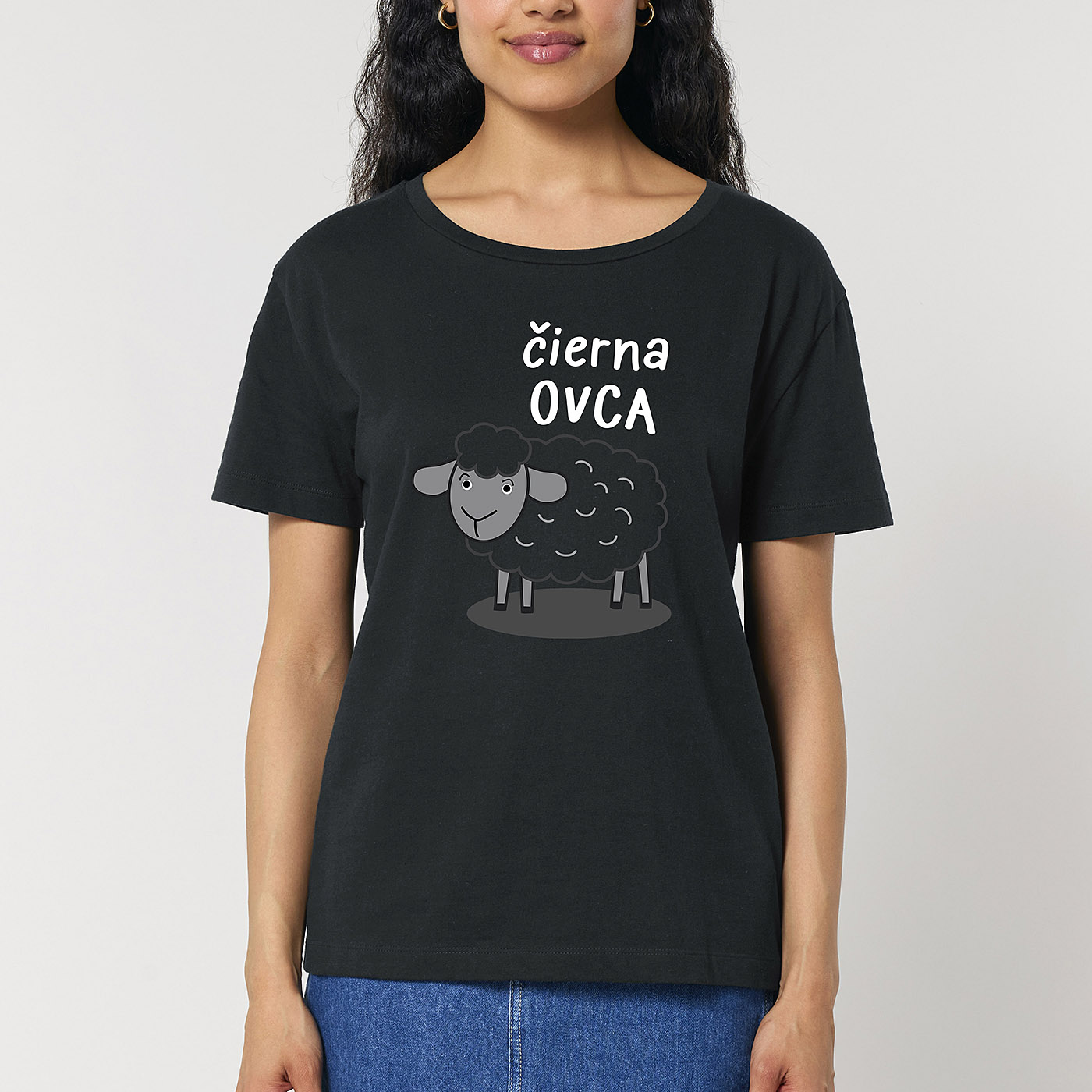 Dámske tričko Čierna ovca