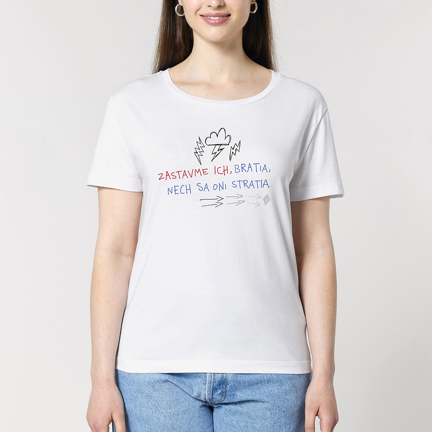 Dámske tričko Zastavme ich, bratia