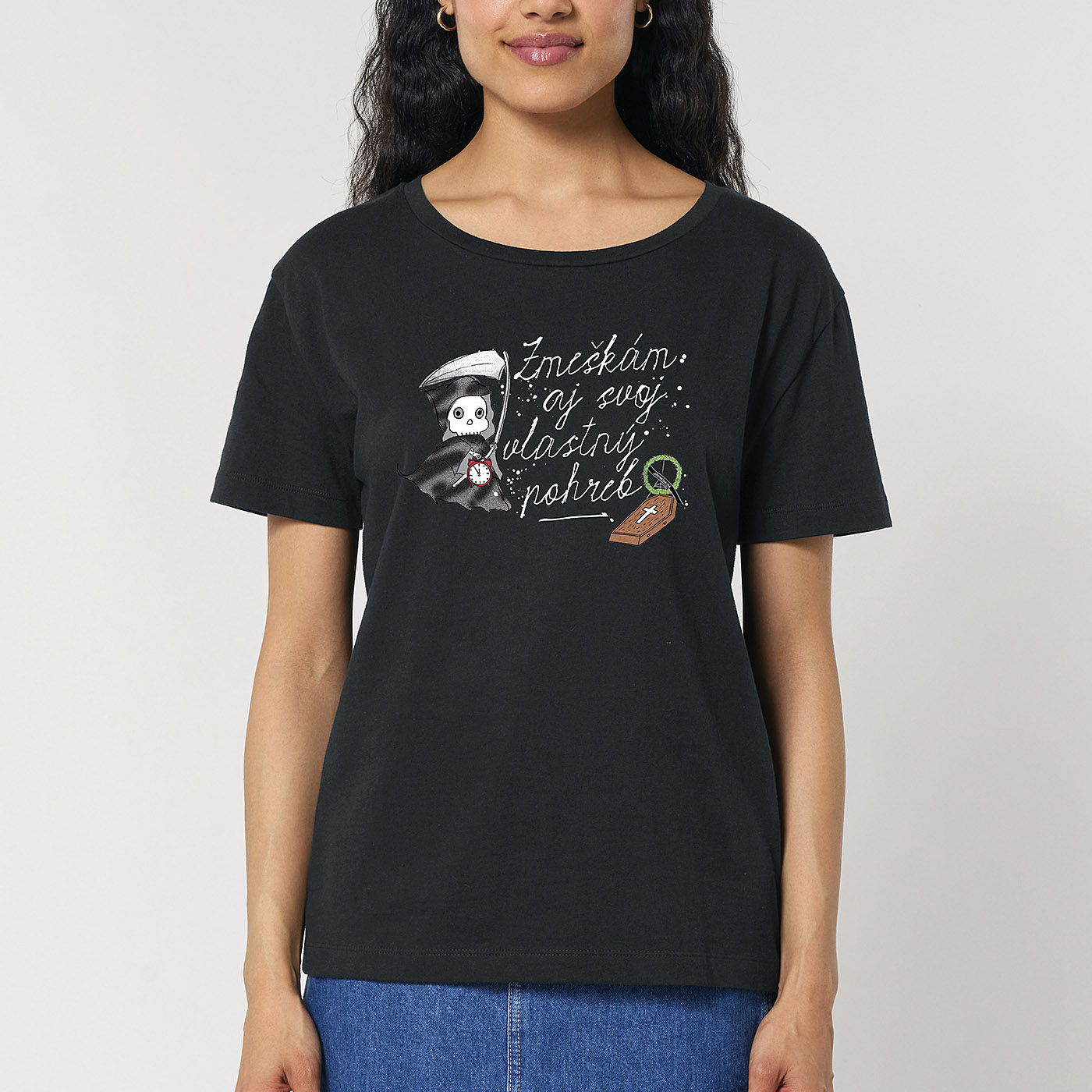 Dámske tričko Zmeškám aj svoj vlastný pohreb - Image 2