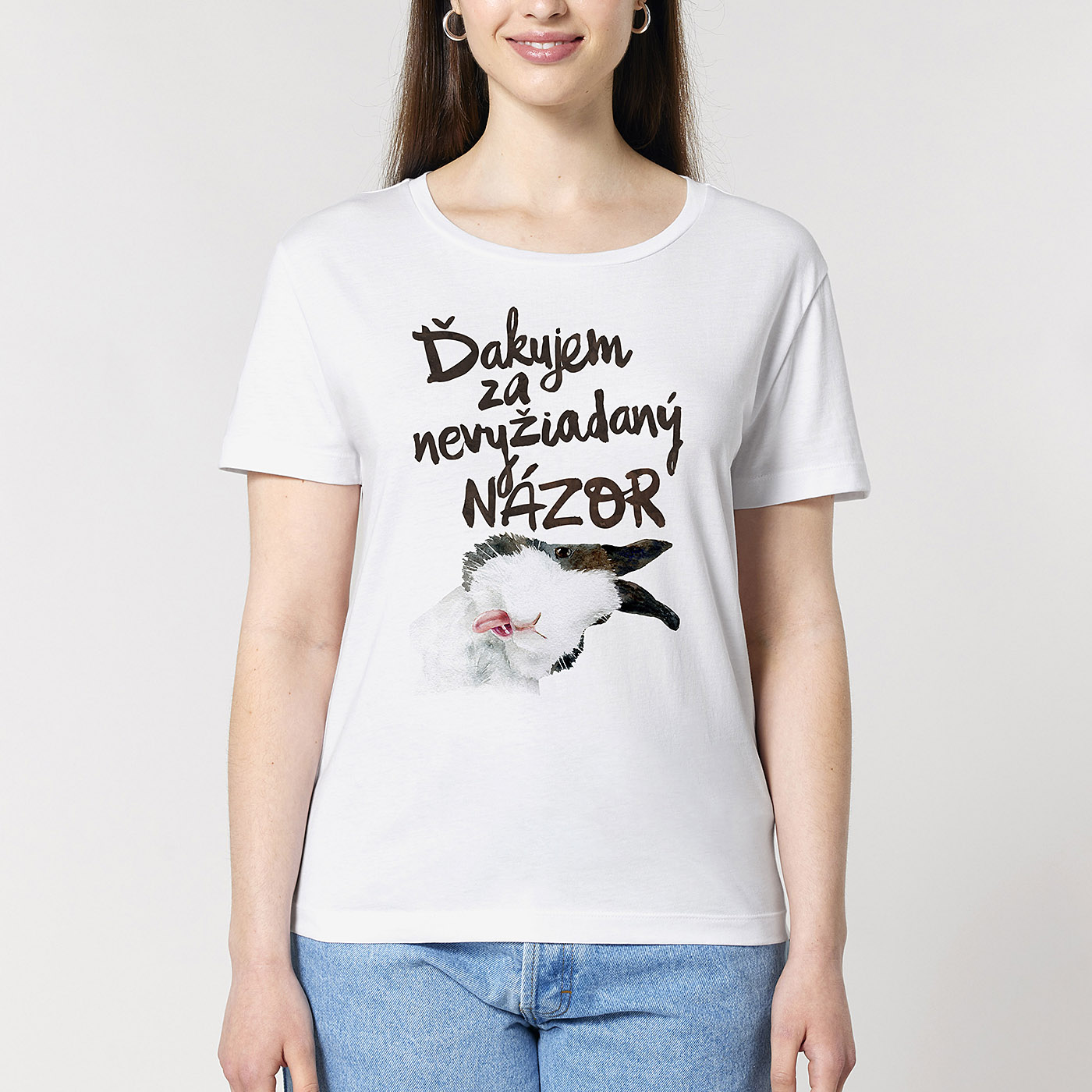 Dámske tričko Ďakujem za nevyžiadaný názor