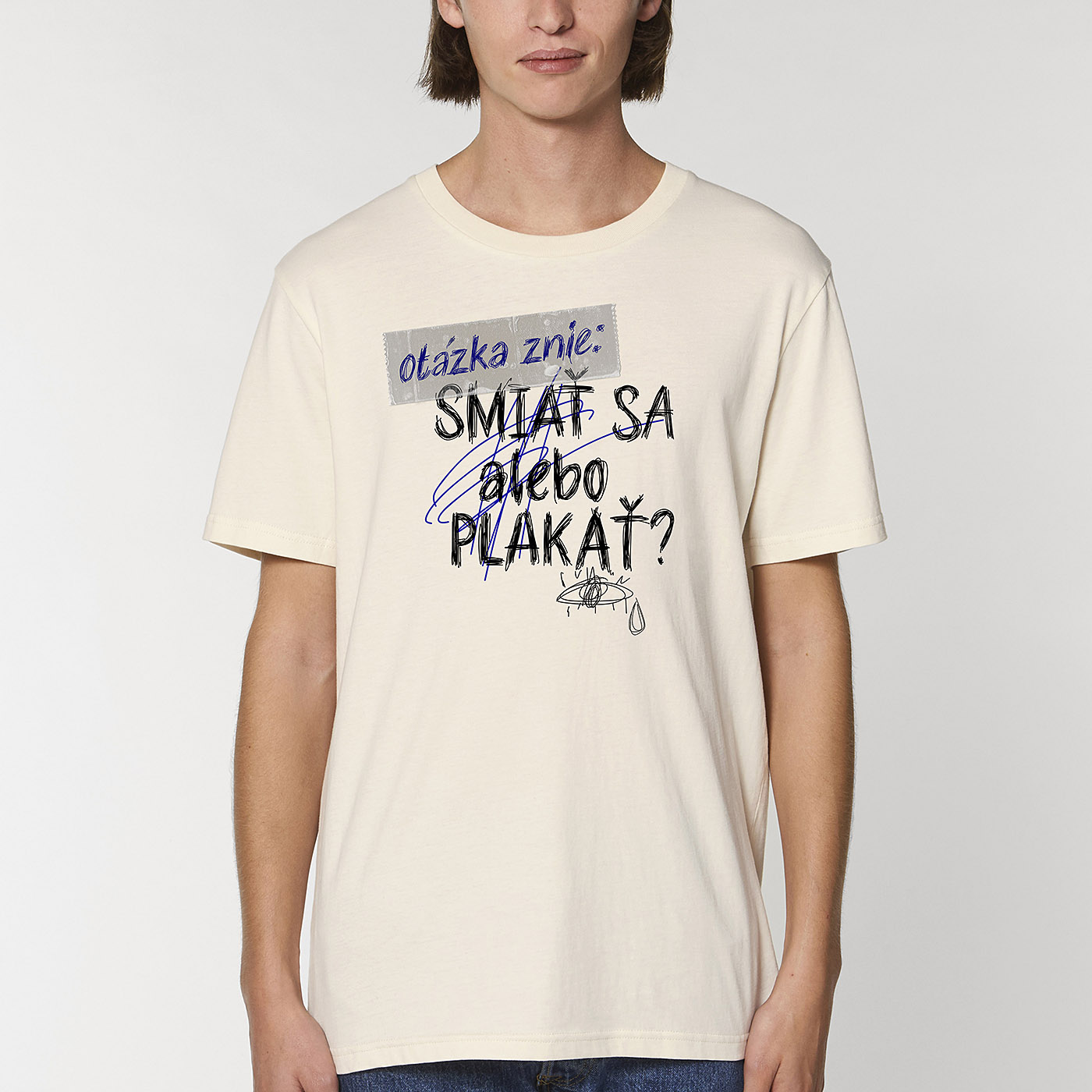 Pánske tričko Smiať sa alebo plakať